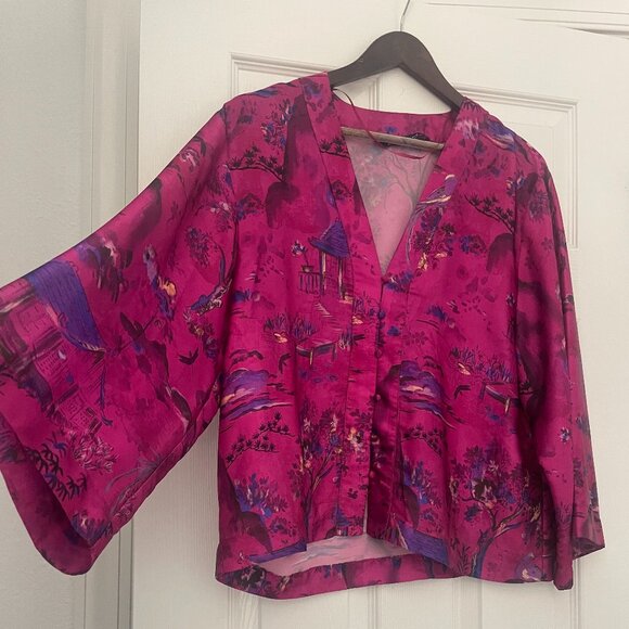 This Stunning Silking Kimono WILL Go FAST! ZARA - Picture 1 of 5
